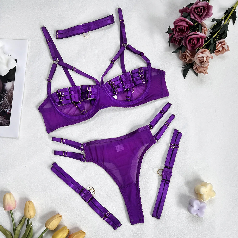 Kana™Velvet Glamour Lingerie Set-KN022