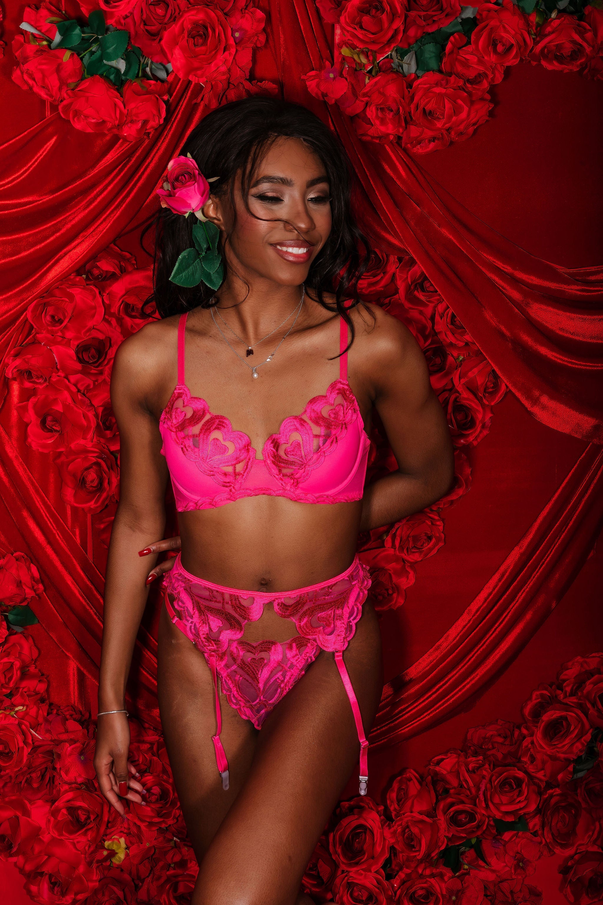 TRUE LOVE (HOT PINK)-KN366