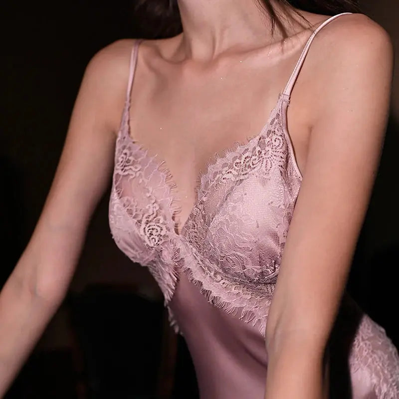 Kana™ Sheer Lace Nightdress-KN276