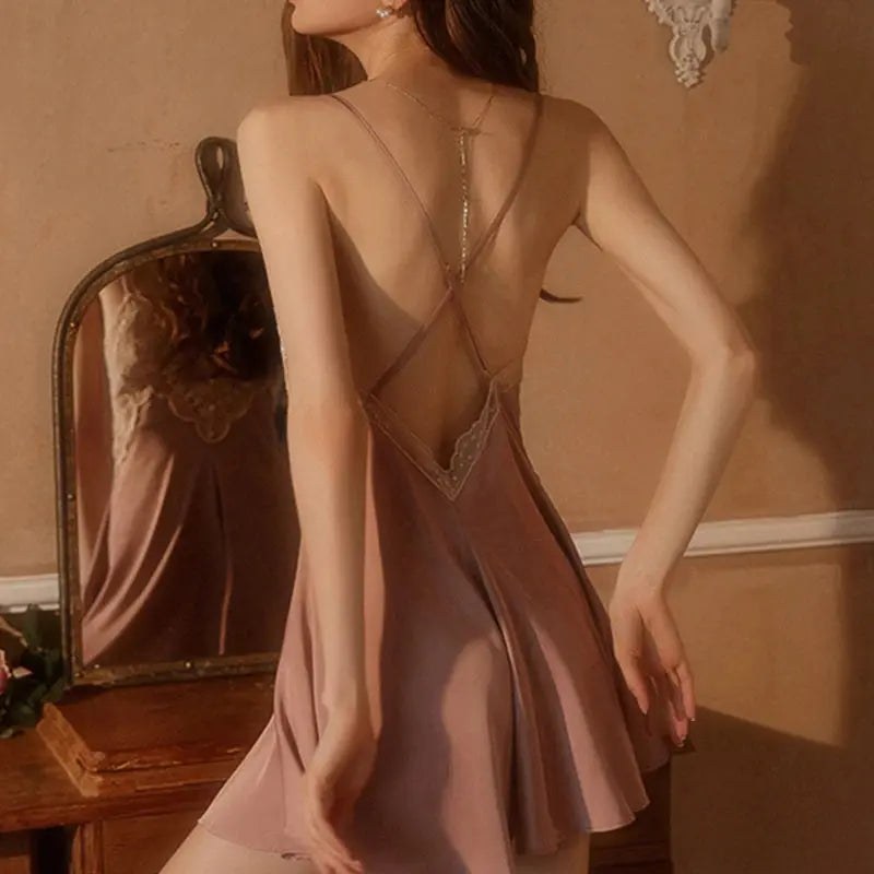 Kana™ Slinky Satin Nightgown-KN275