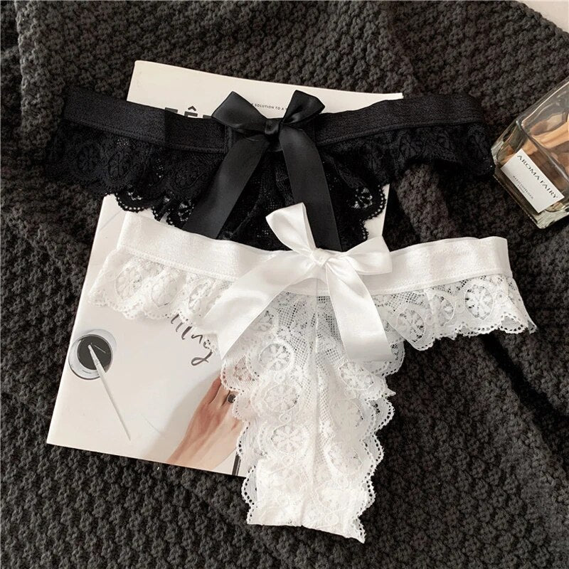 Lace Bow Panty-KN038
