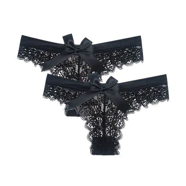 Lace Bow Panty-KN038