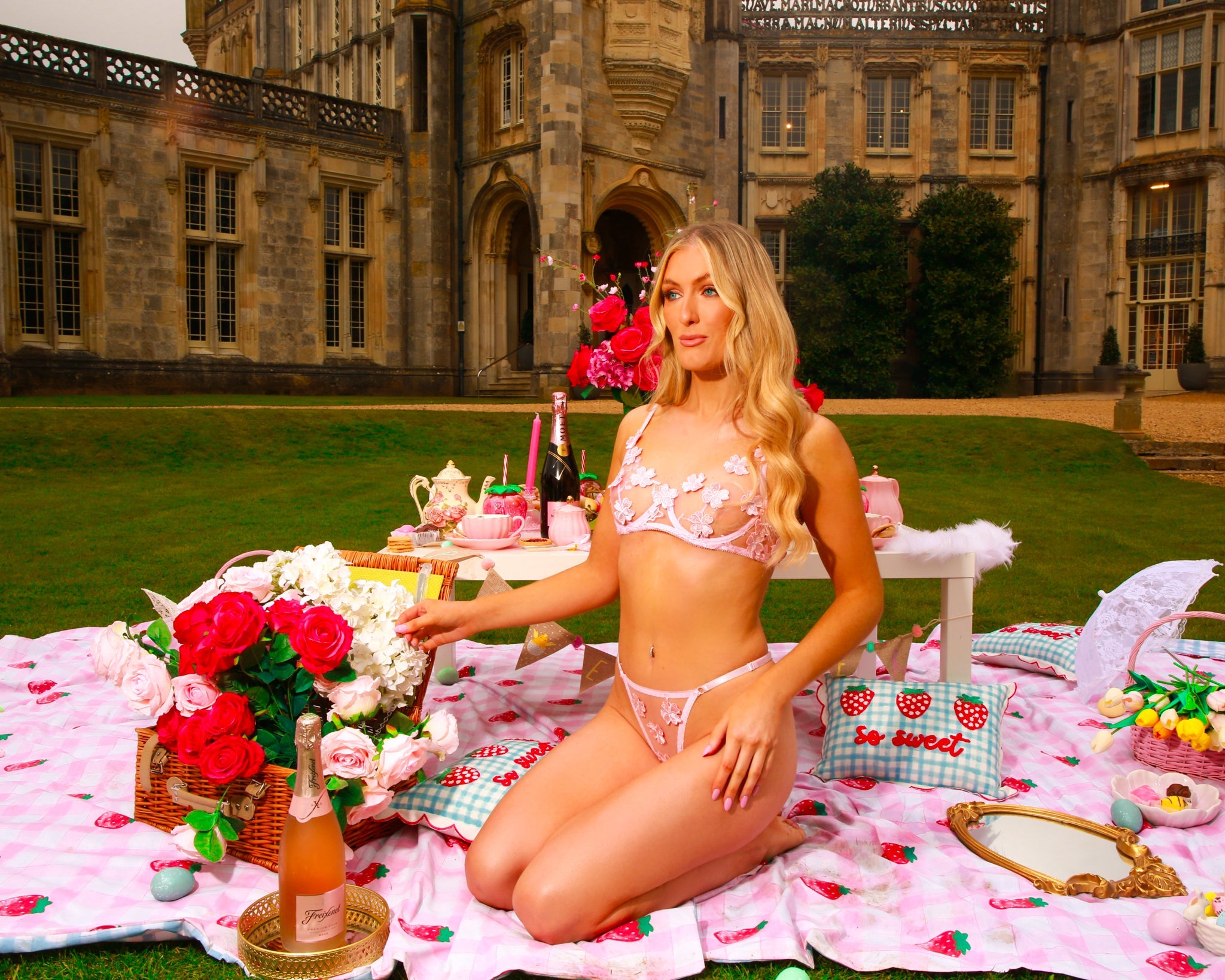 Melissa Baby Pink Set-KN321