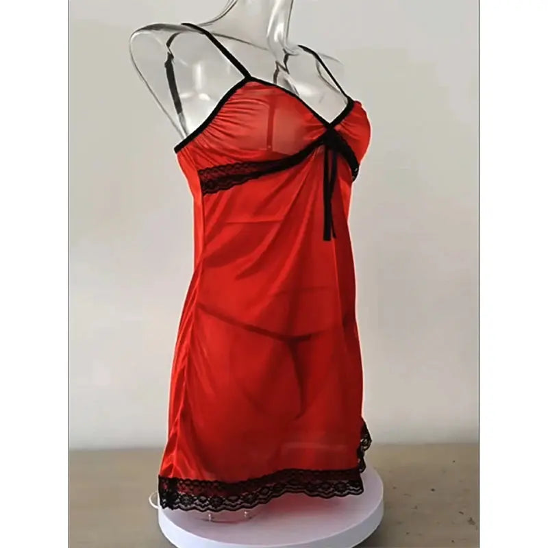 Kana™Plus Size Satin Nightdress-KN294