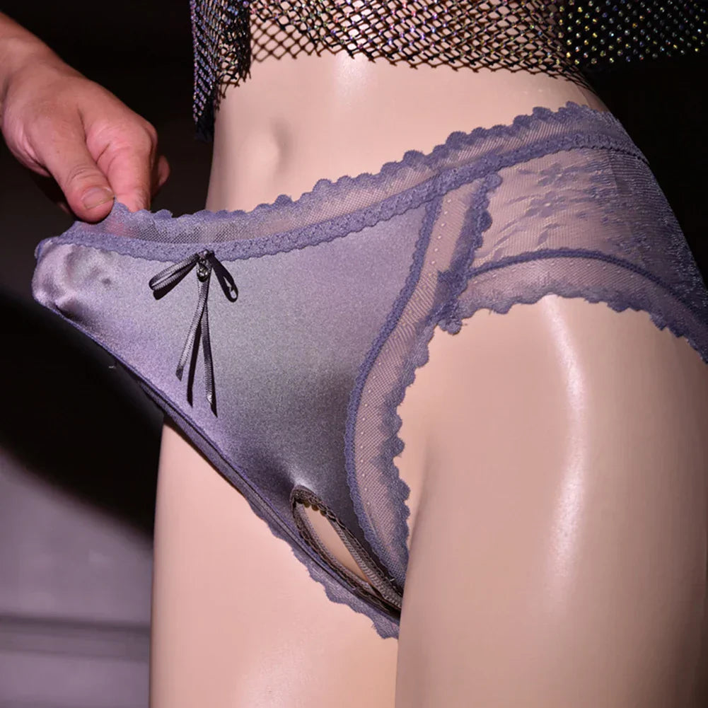 Kana™See My Perspective Crotchless Briefs-KN119
