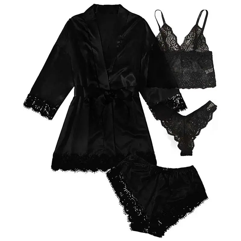 Kana™ Serene Silk Satin Sleepwear Set-KN278