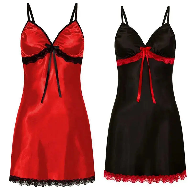 Kana™Plus Size Satin Nightdress-KN294