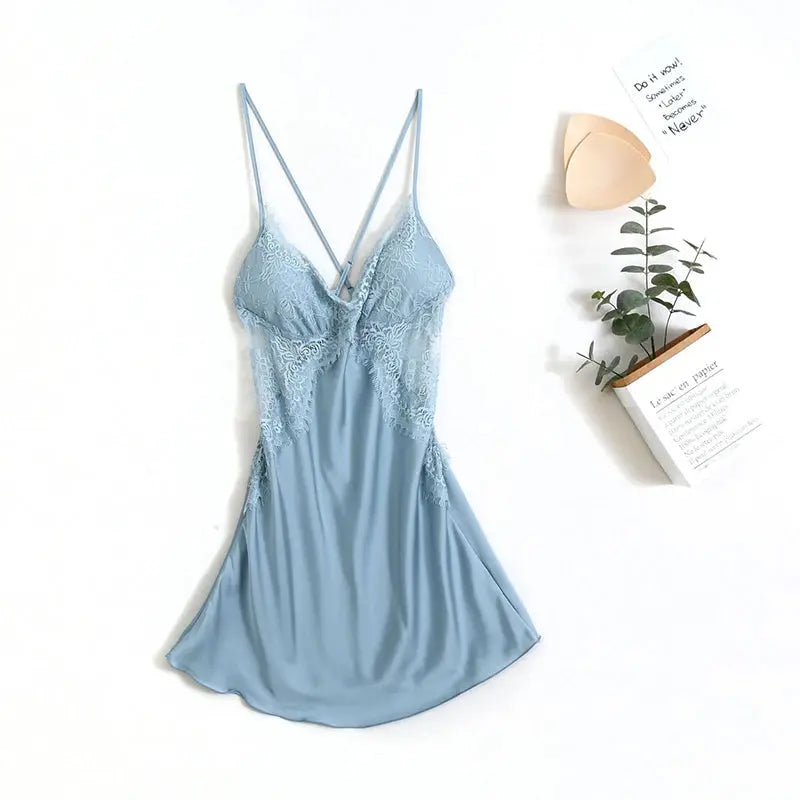 Kana™ Sheer Lace Nightdress-KN276
