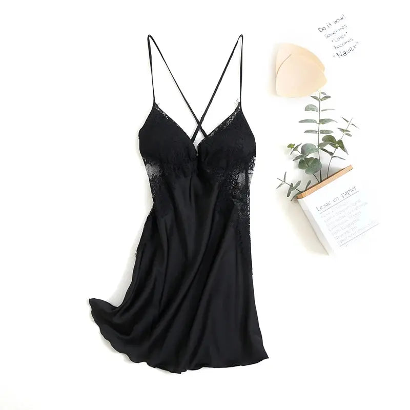 Kana™ Sheer Lace Nightdress-KN276