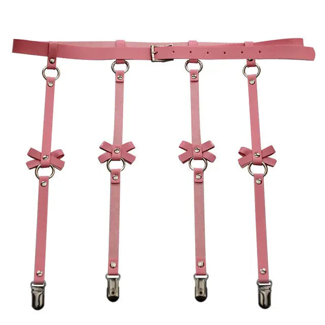Kana™Bow Leather Garter-KN204