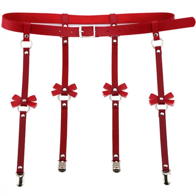 Kana™Bow Leather Garter-KN204